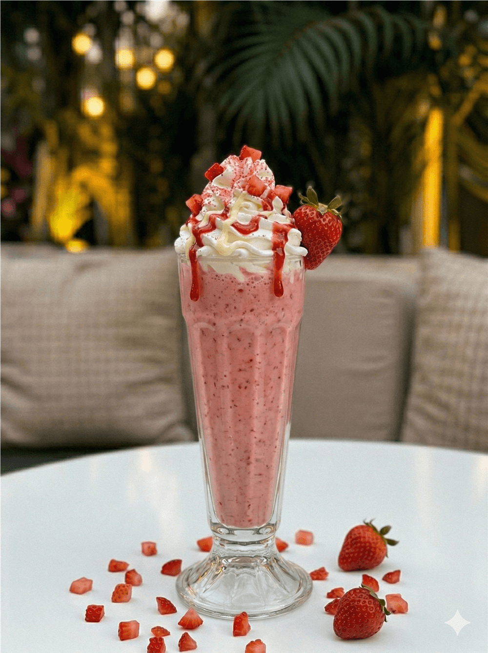 Strawberry Cream Milkshake