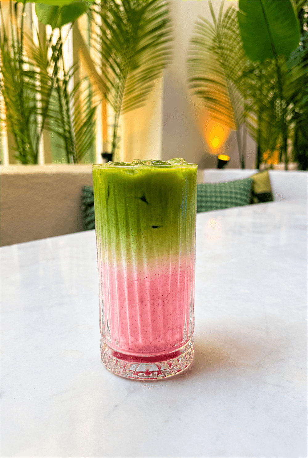 Strawberry Matcha Latte
